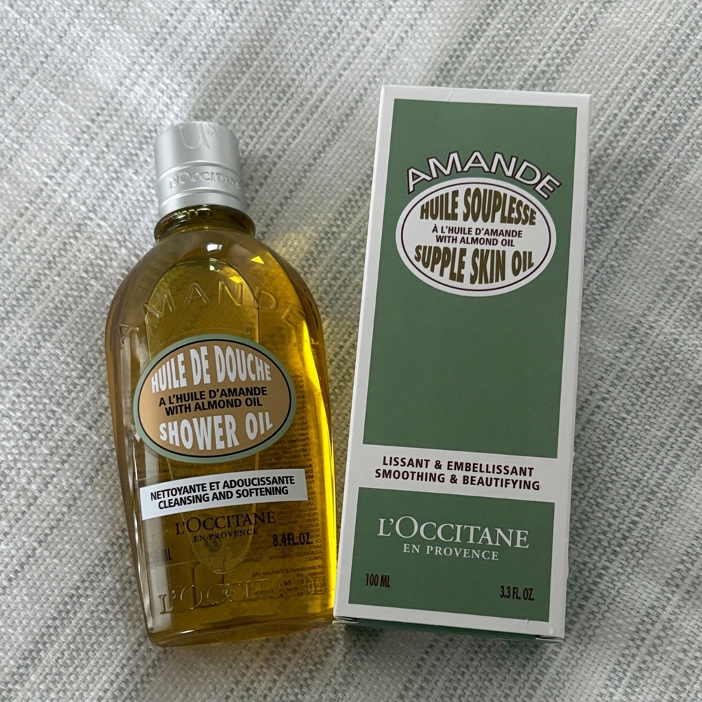 L'OCCITANE Almond Shower Oil with Almond After shower body oil spray.